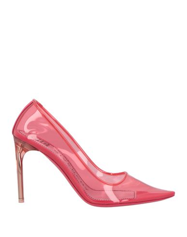 Givenchy Woman Pumps Coral Size 6 Pvc - Polyvinyl Chloride In Red