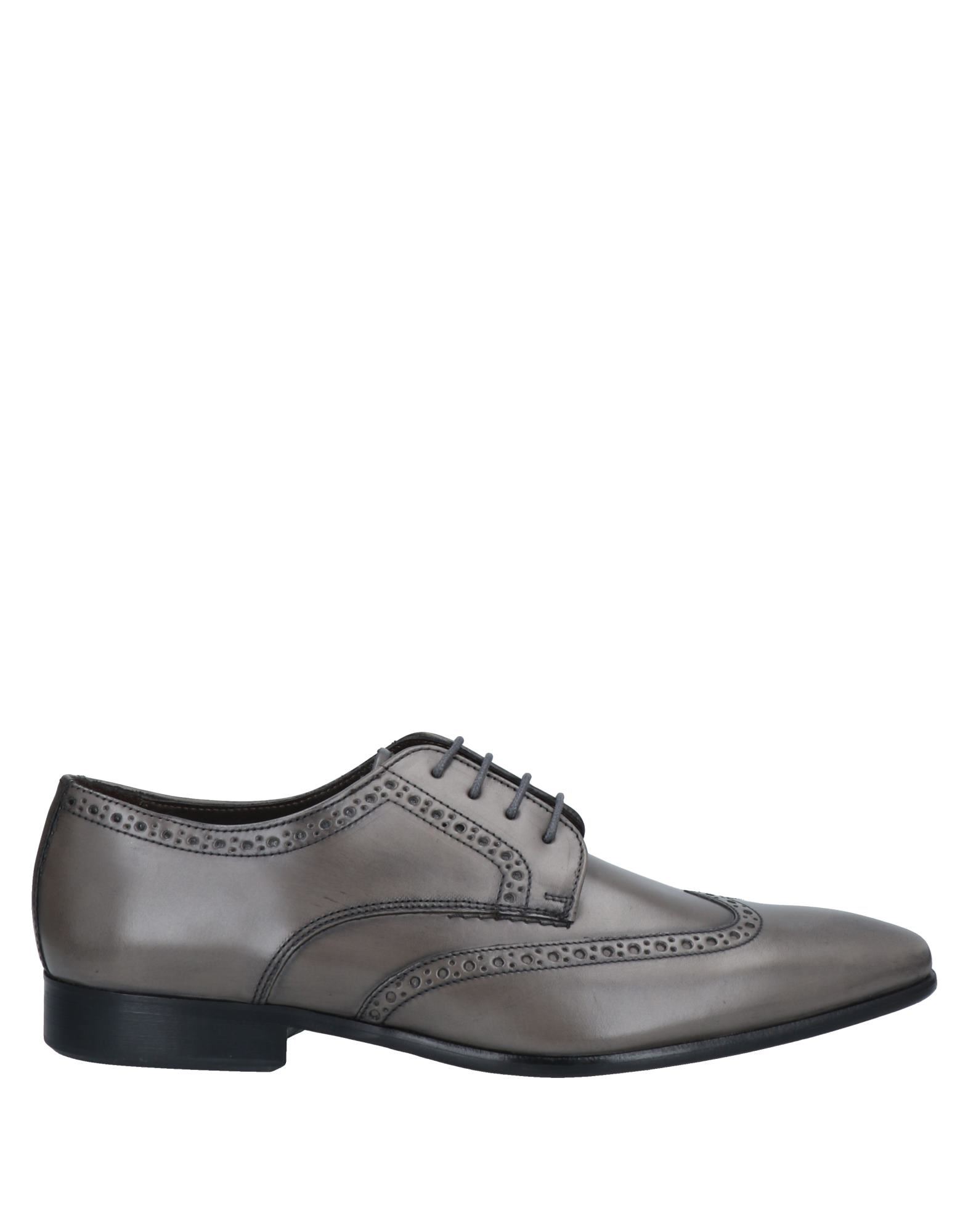 A.testoni Lace-up Shoes In Lead
