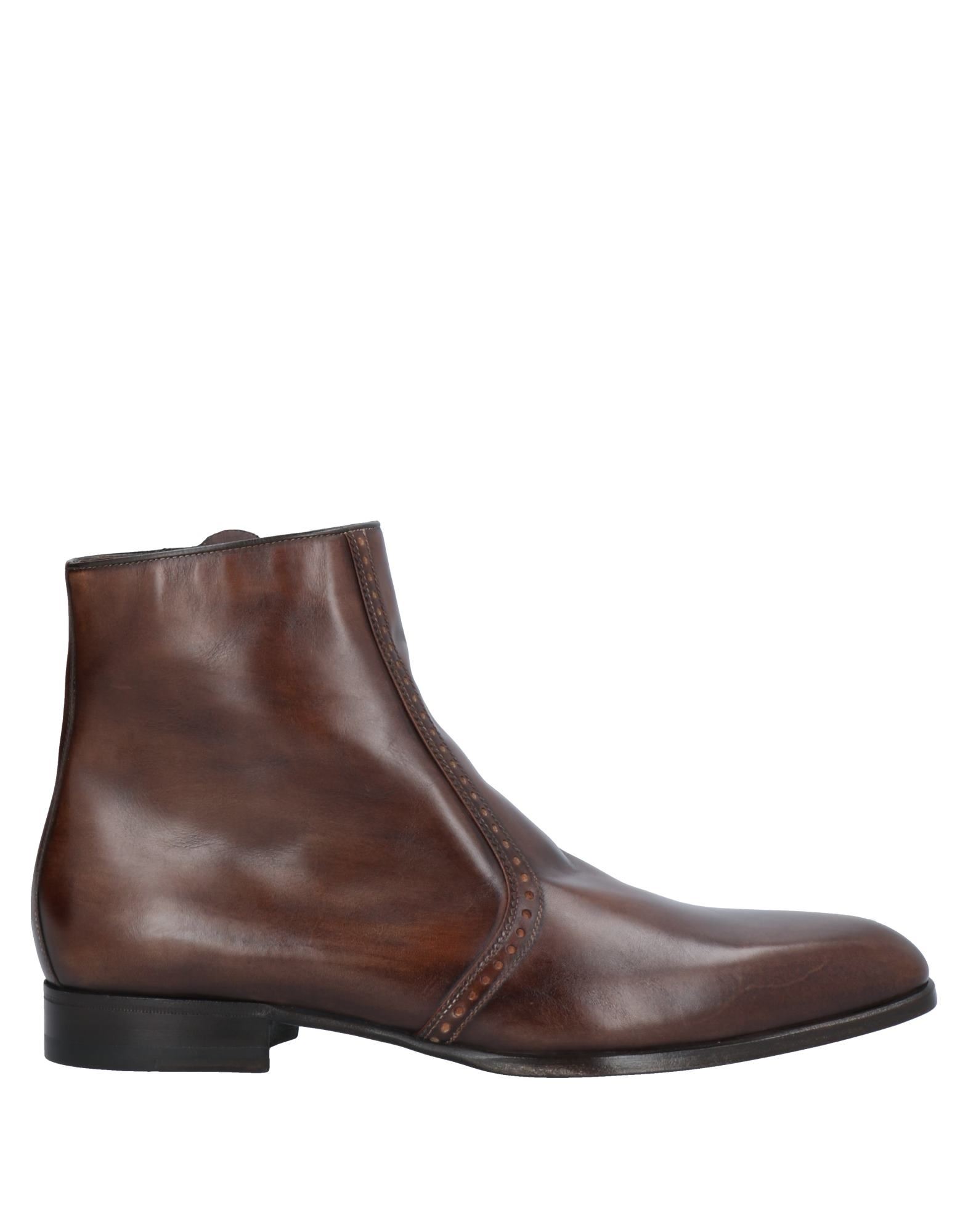 A.testoni Ankle Boots In Tan