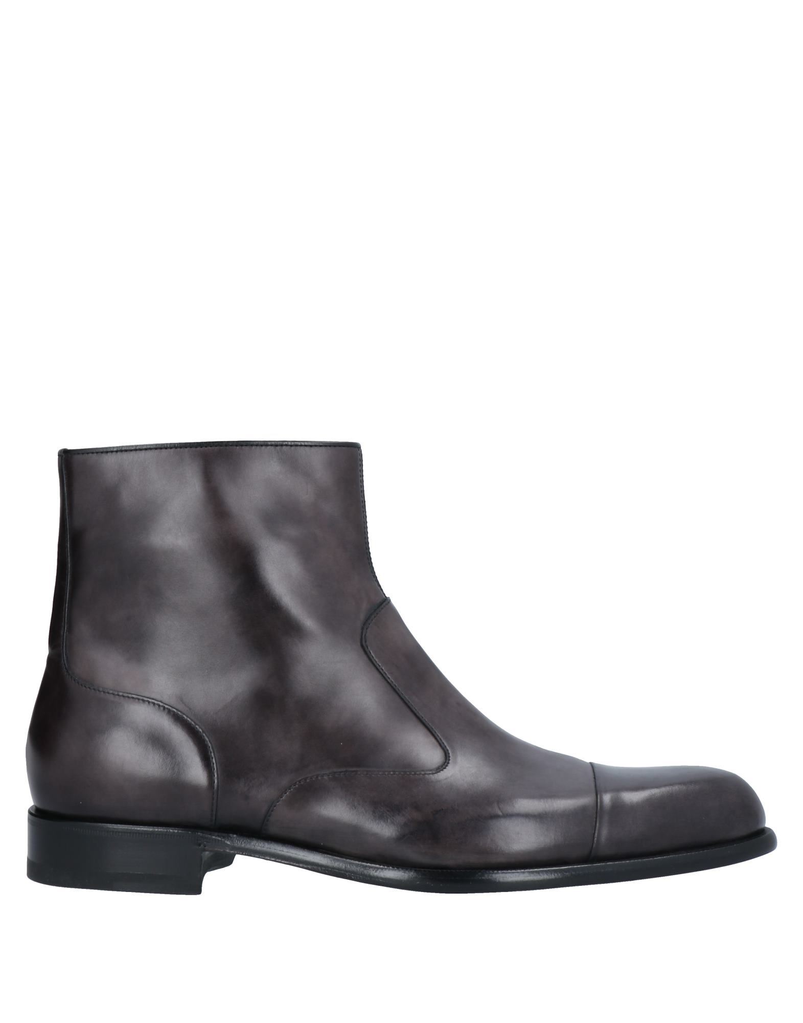 A.testoni Ankle Boots In Steel Grey