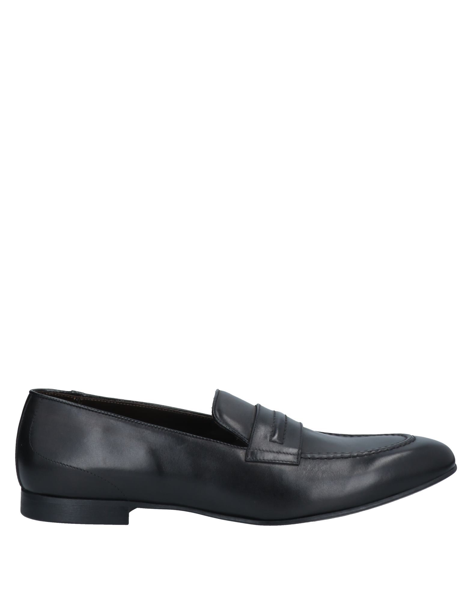 A.testoni Loafers In Black