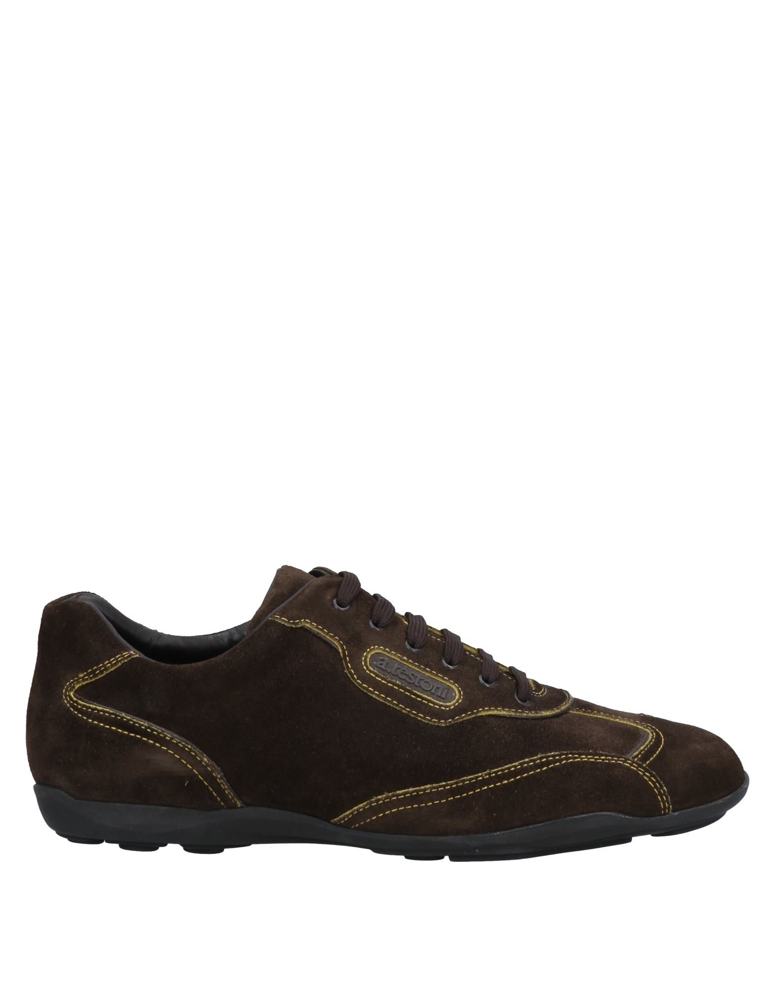 A.testoni Sneakers In Dark Brown