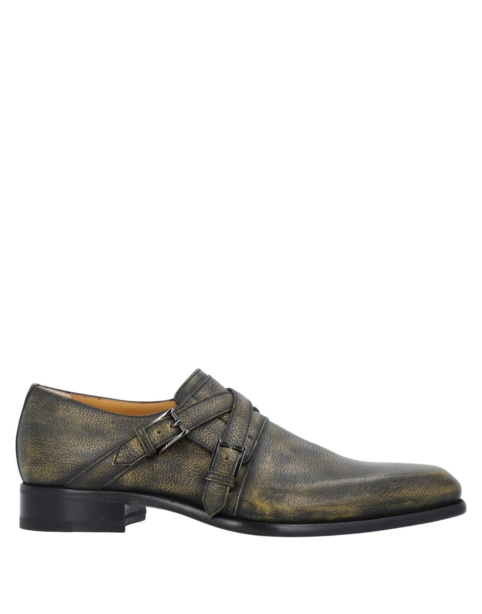 A.testoni Loafers In Military Green