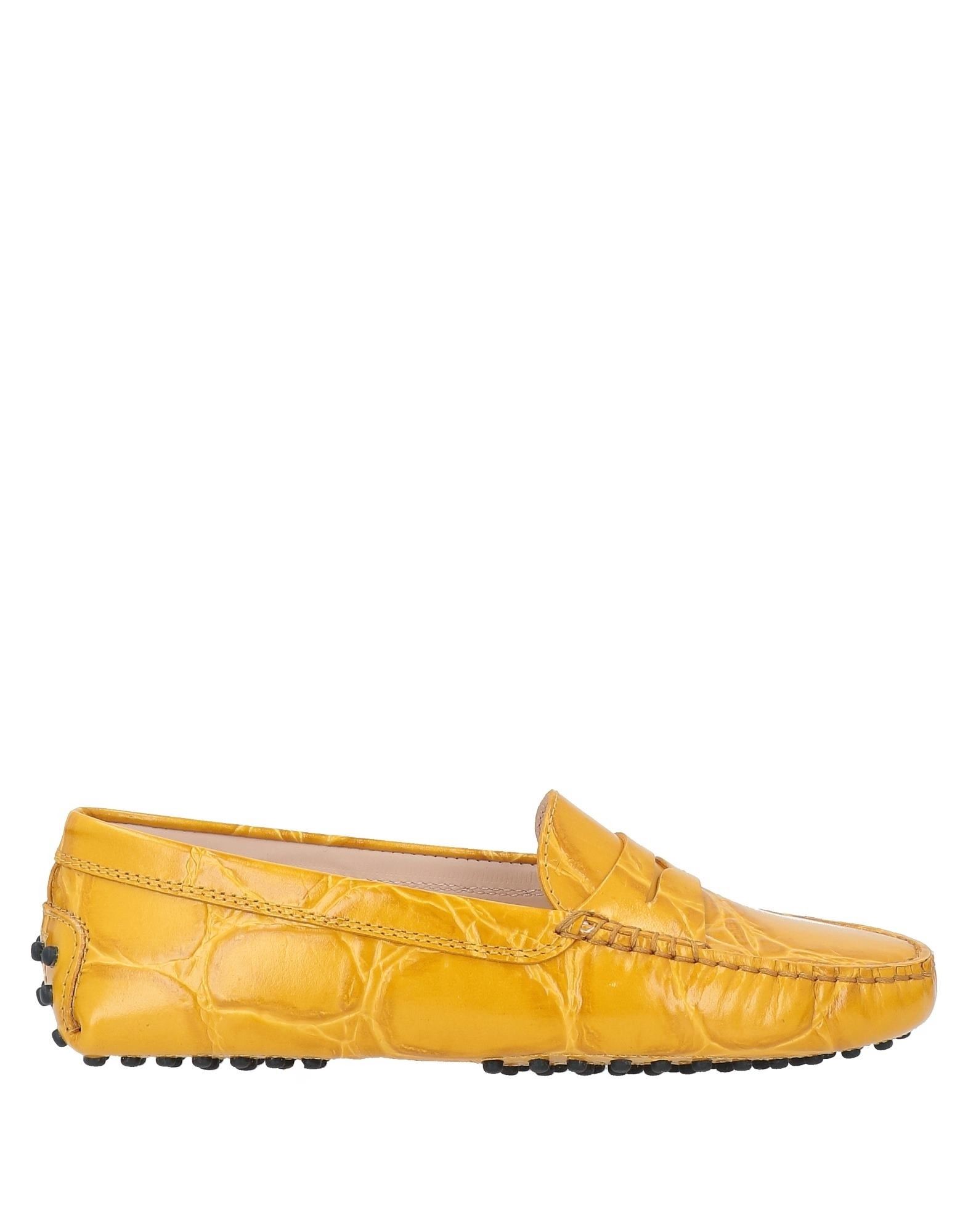 tod's yellow loafers