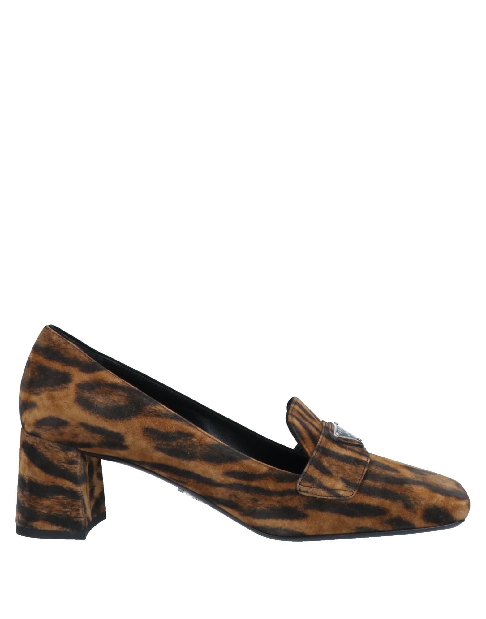 prada loafers women brown