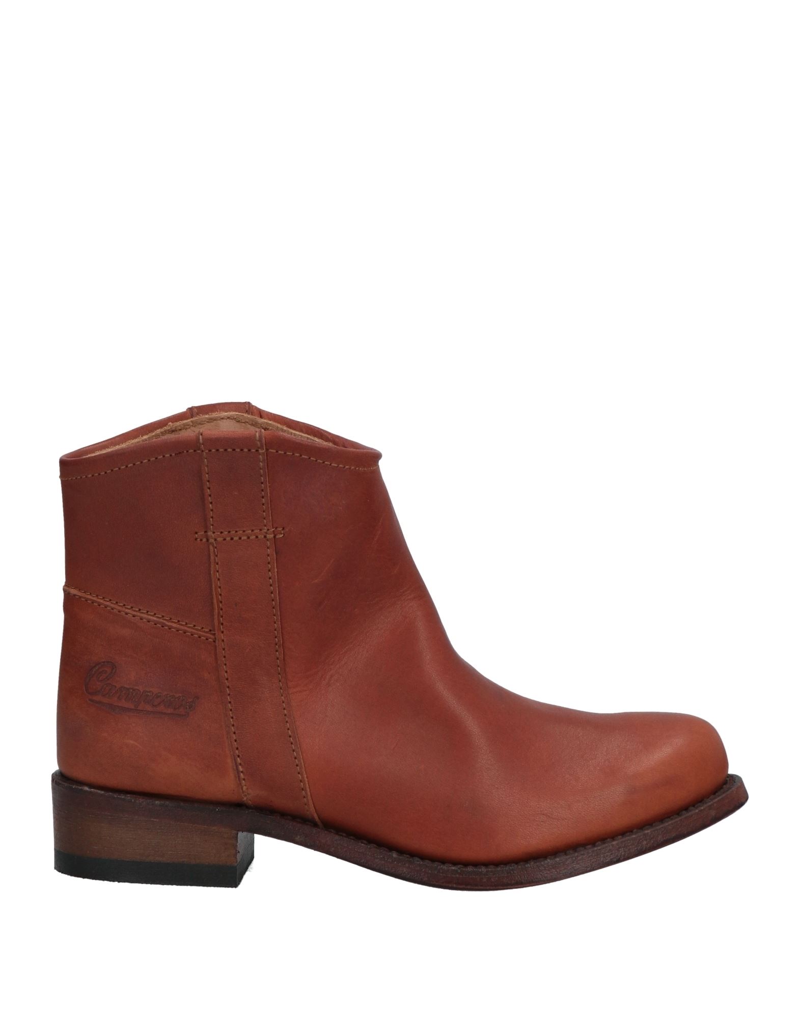 Camperos Ankle Boots In Brown