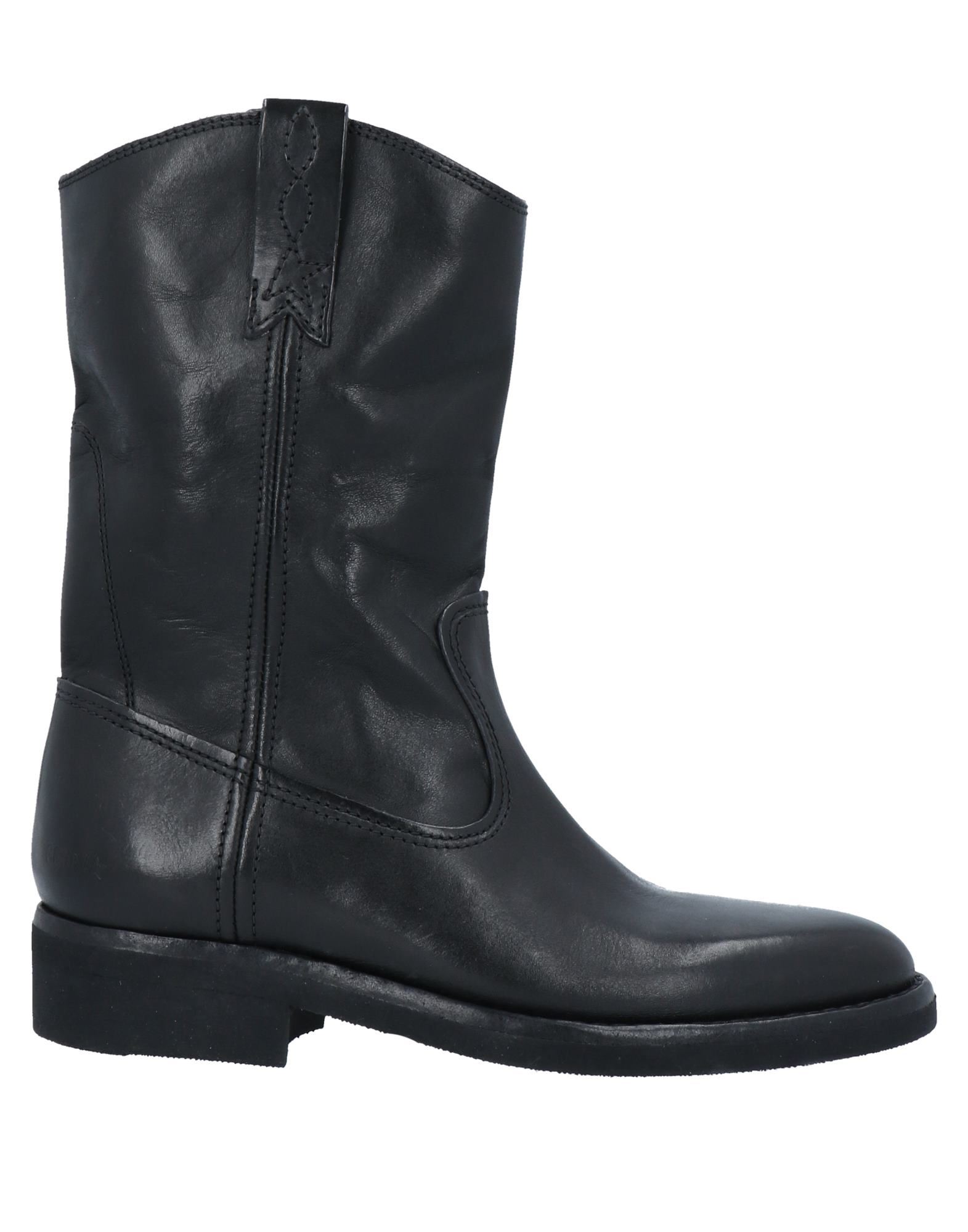 Golden Goose Biker Leather Ankle Boots In Black