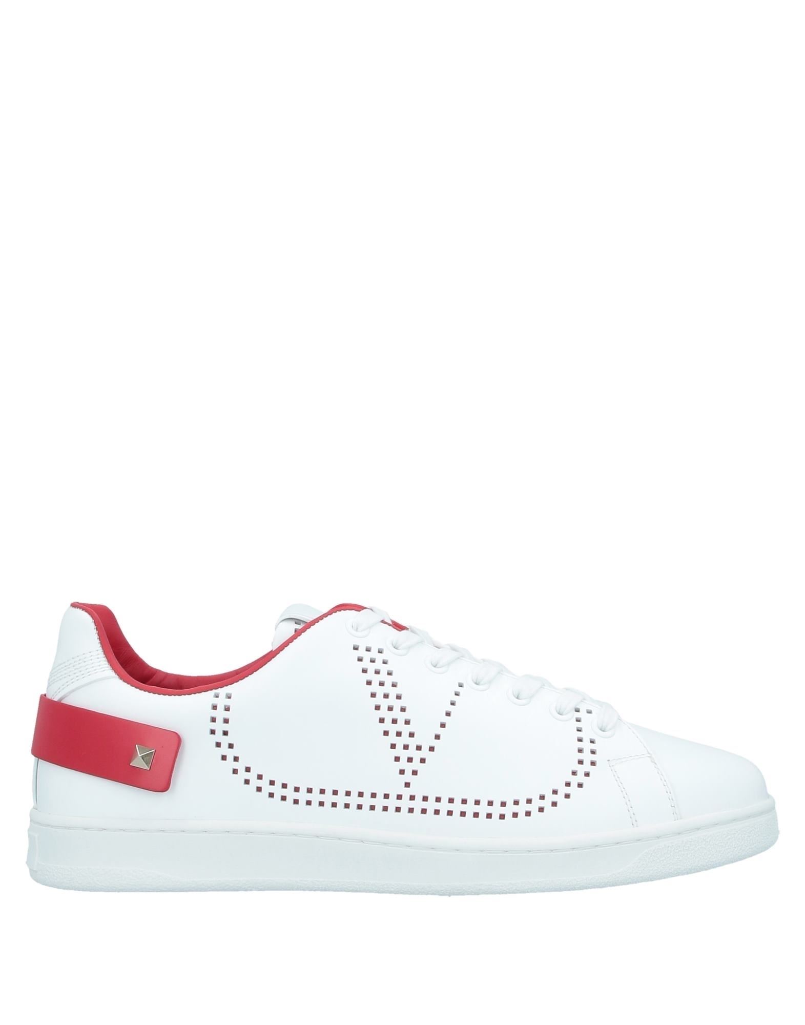 Shop Valentino Garavani Man Sneakers White Size 8.5 Soft Leather