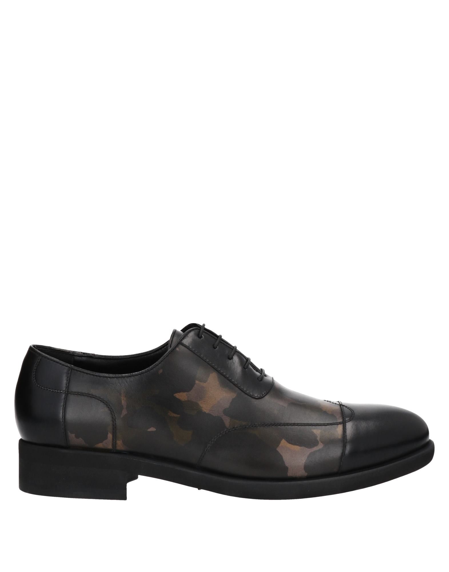 A.testoni Lace-up Shoes In Military Green
