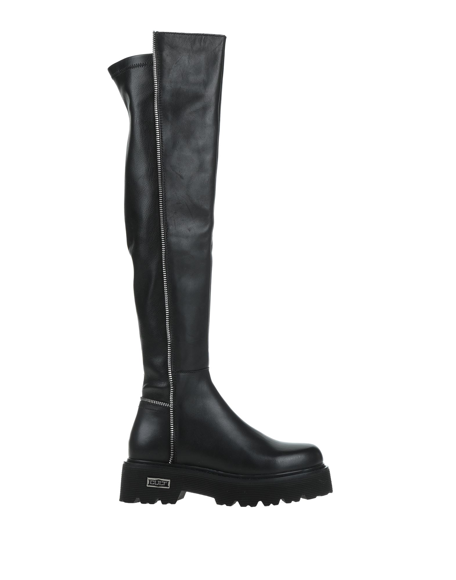 Cult Knee Boots In Black