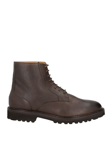 Shop Manifatture Etrusche Man Ankle Boots Dark Brown Size 9 Leather