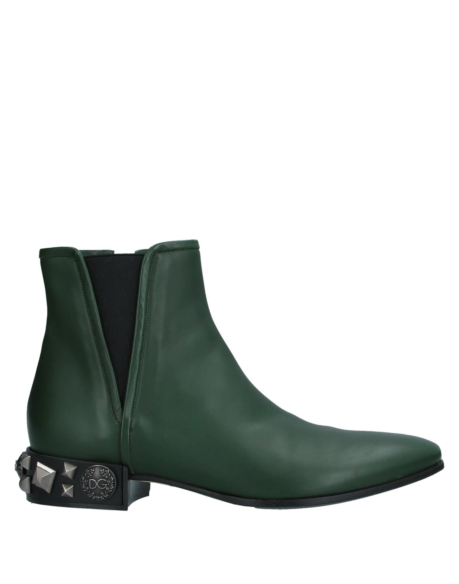 Dolce & Gabbana Ankle Boots In Green
