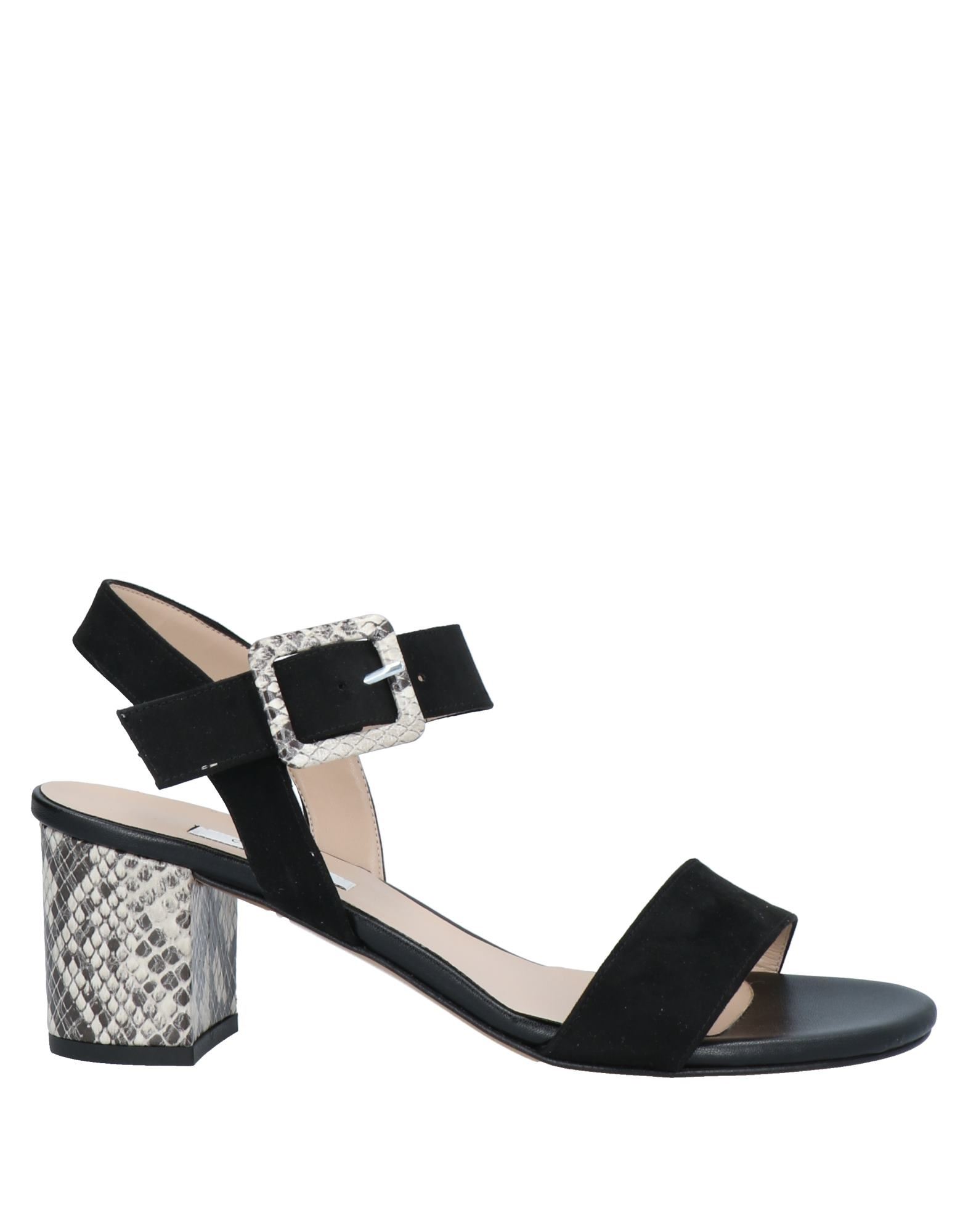 L'amour By Albano Sandals In Black
