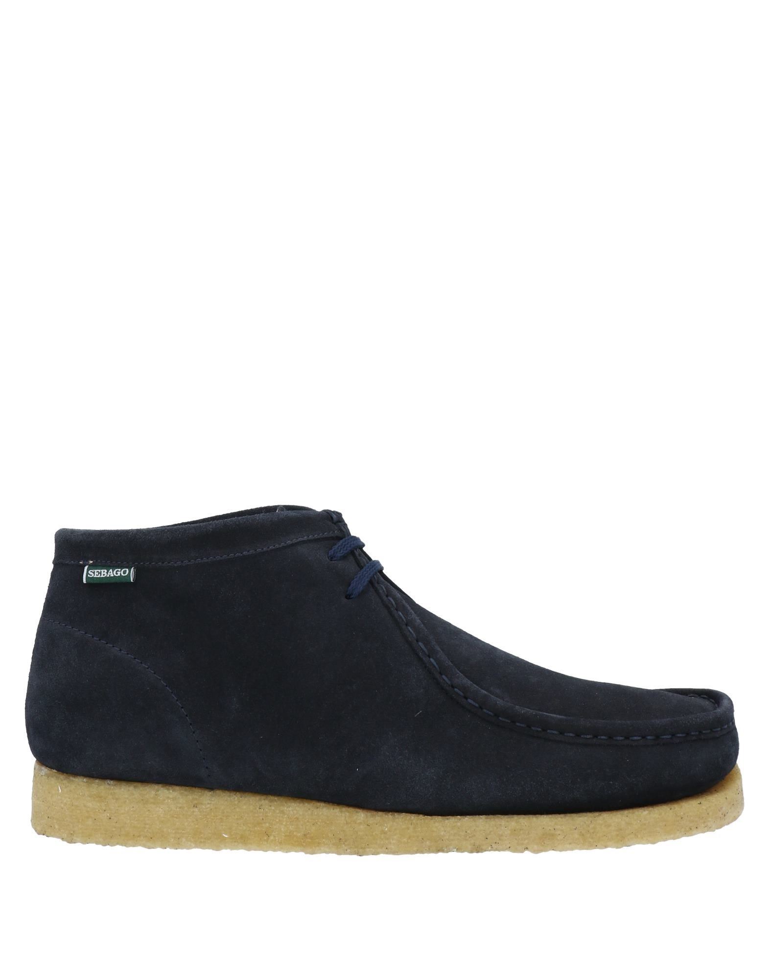 Sebago Mens Blue Suede Ankle Boots ModeSens