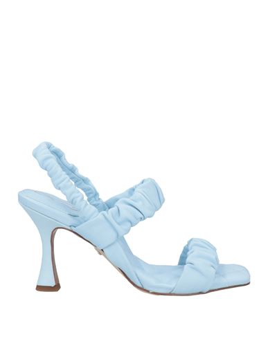 SAM EDELMAN SAM EDELMAN WOMAN SANDALS SKY BLUE SIZE 8 SOFT LEATHER
