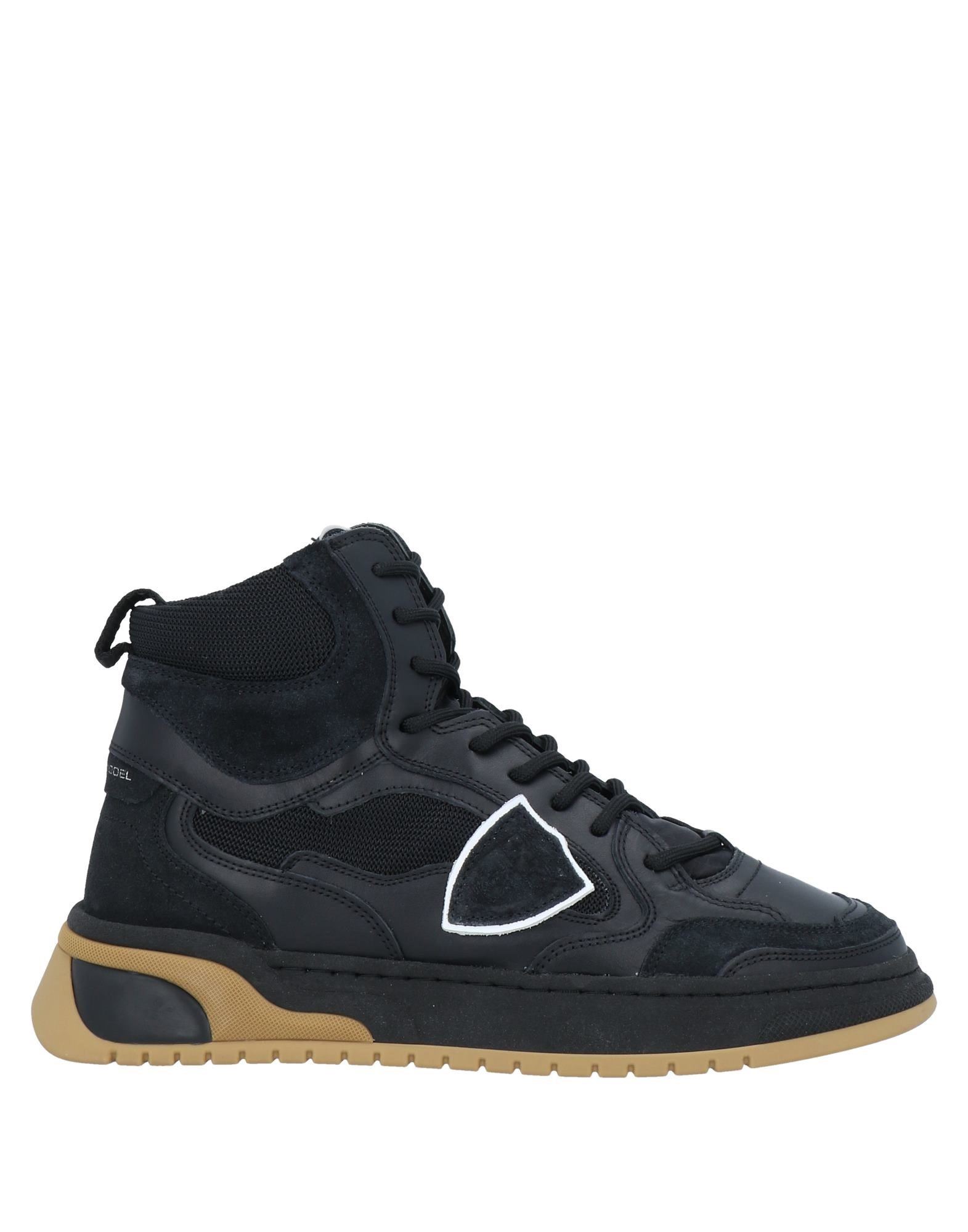 セール開催中 Philippe Model レディース スニーカー テニスシューズ ハイカット ブラック 37 牛革 カーフ