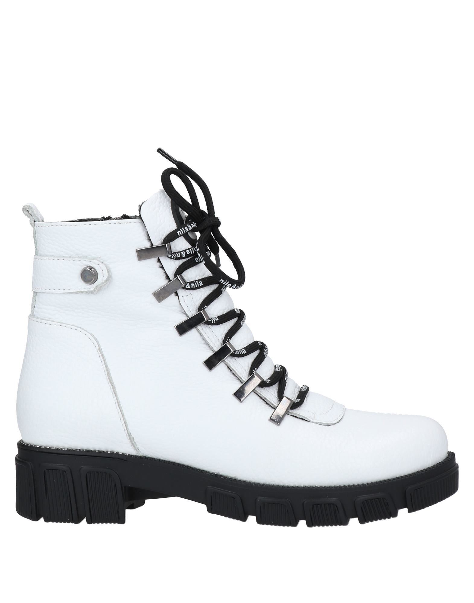 Nila & Nila Ankle Boots In White | ModeSens