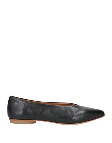 Halmanera Woman Ballet Flats Black Size 7 Soft Leather In Black
