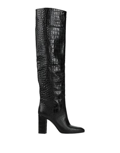 Strategia Woman Boot Black Size 8.5 Soft Leather In Black