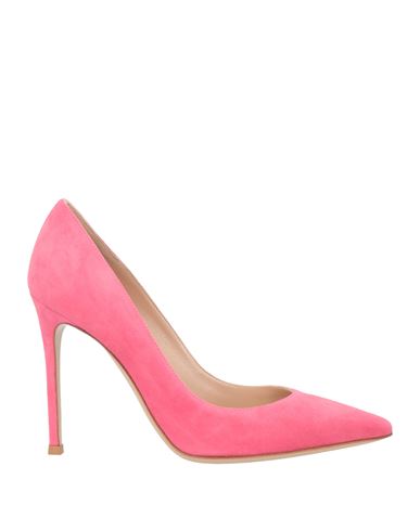 Gianvito Rossi Woman Pumps Salmon Pink Size 8.5 Leather