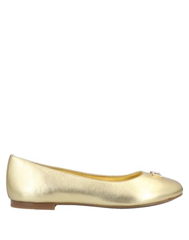 Dolce & Gabbana Toddler Girl Ballet Flats Gold Size 9c Soft Leather In Gold