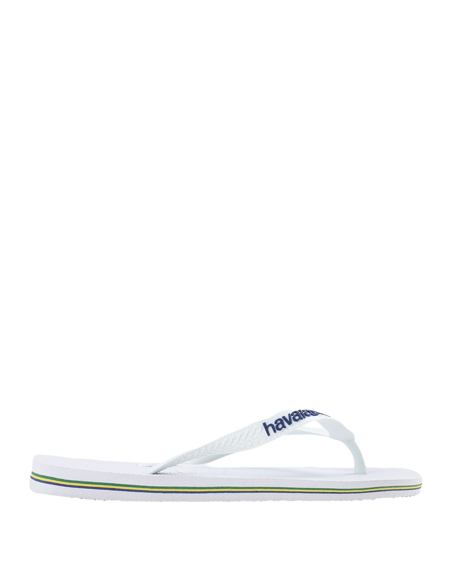 Havaianas Toe Strap Sandals In White