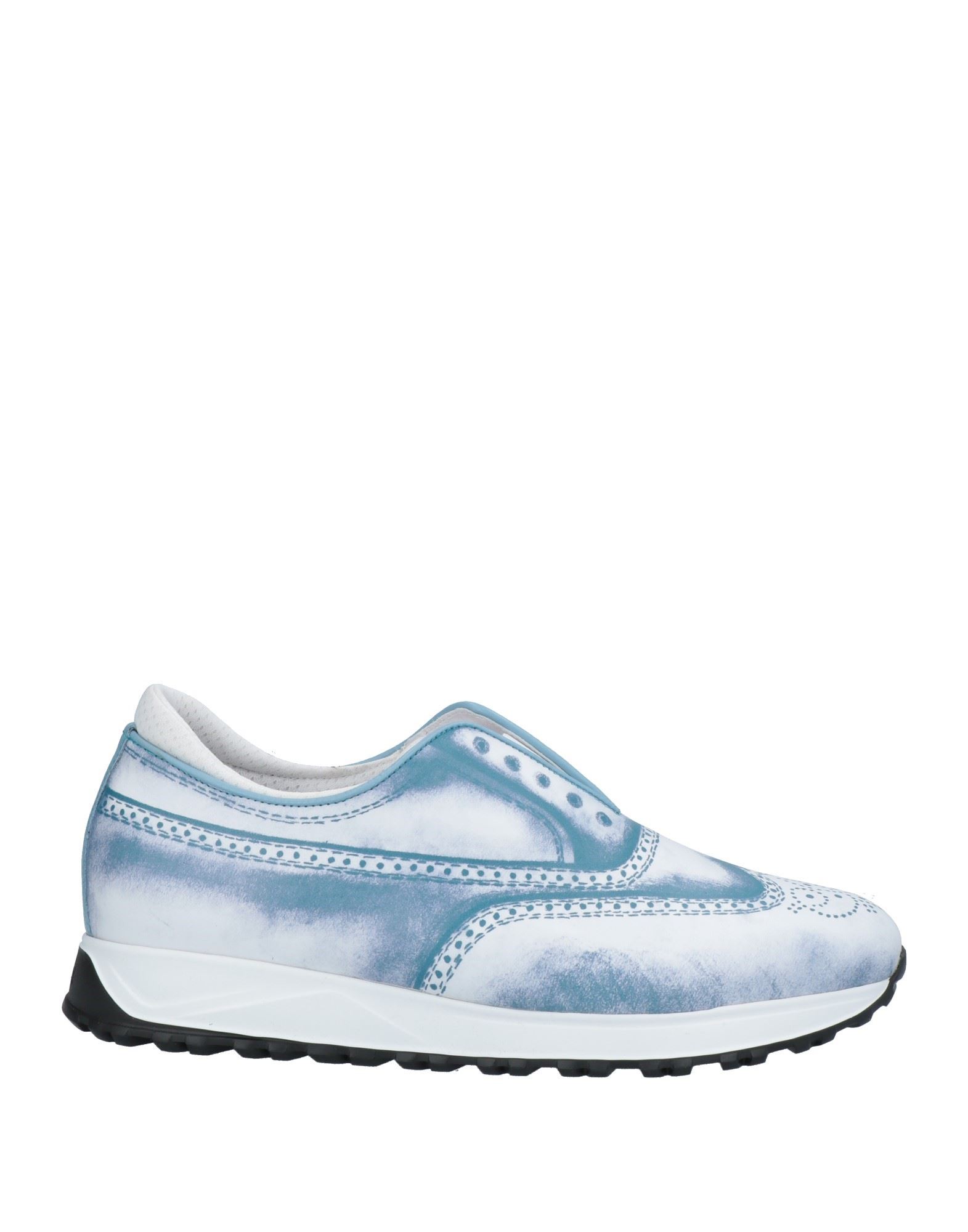 A.testoni Sneakers In Slate Blue