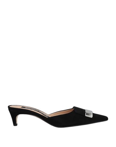 Woman Loafers Black Size 10.5 Polyester, Lambskin, Cotton