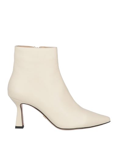 Lola Cruz Woman Ankle Boots Ivory Size 8 Soft Leather In White