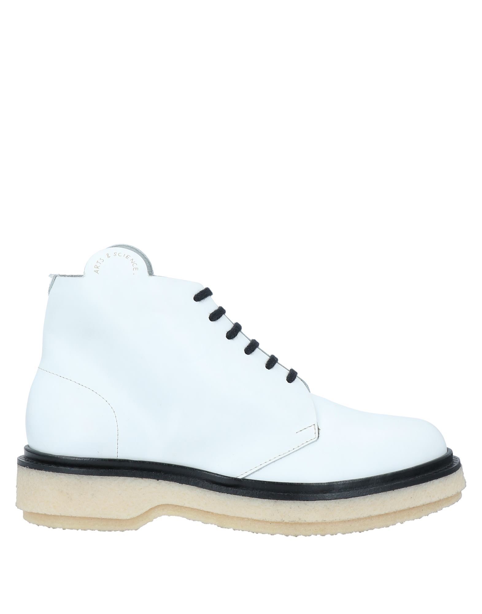 Adieu X Arts & Science Ankle Boots In White