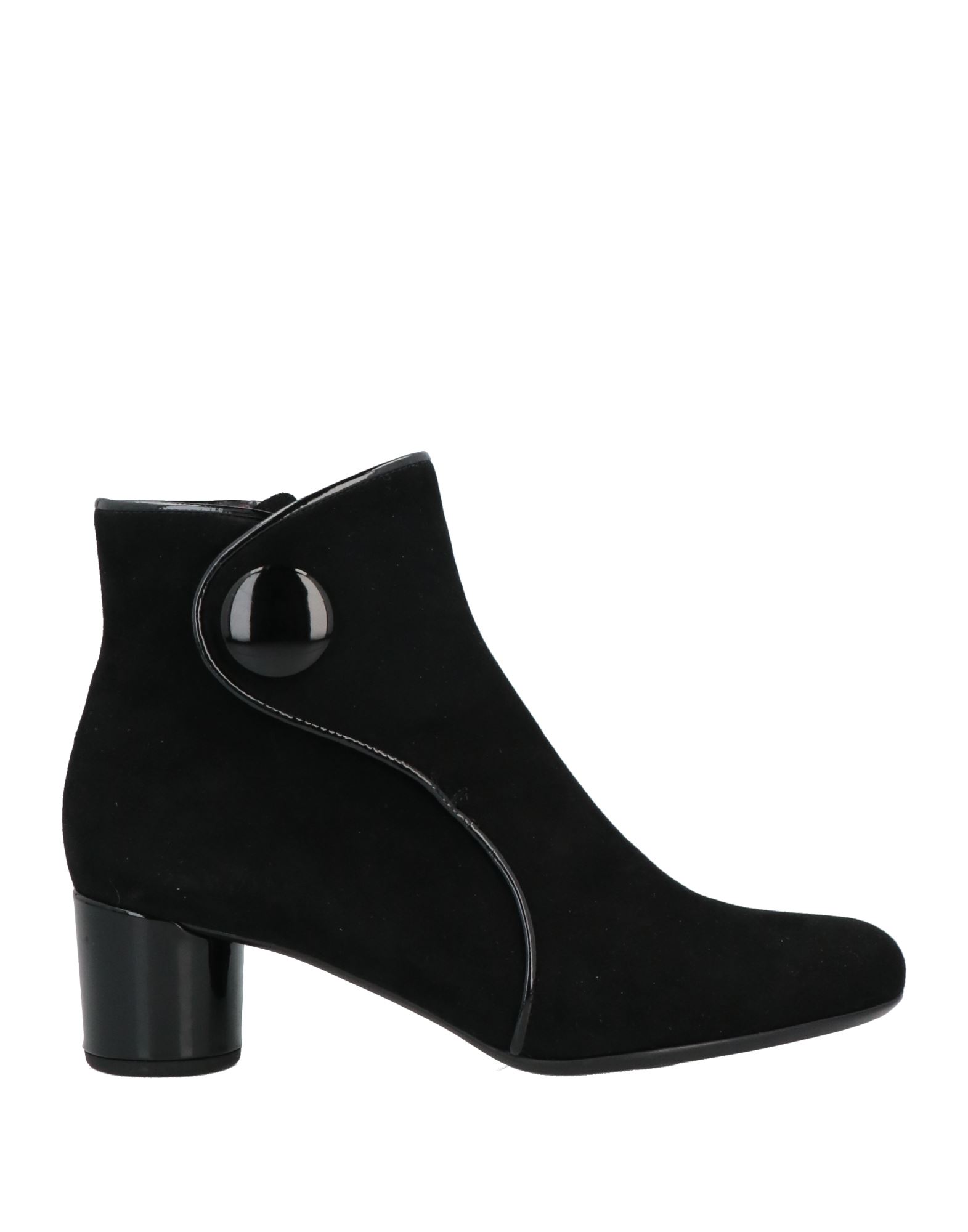 Shop Pas De Rouge Woman Ankle Boots Black Size 8 Soft Leather