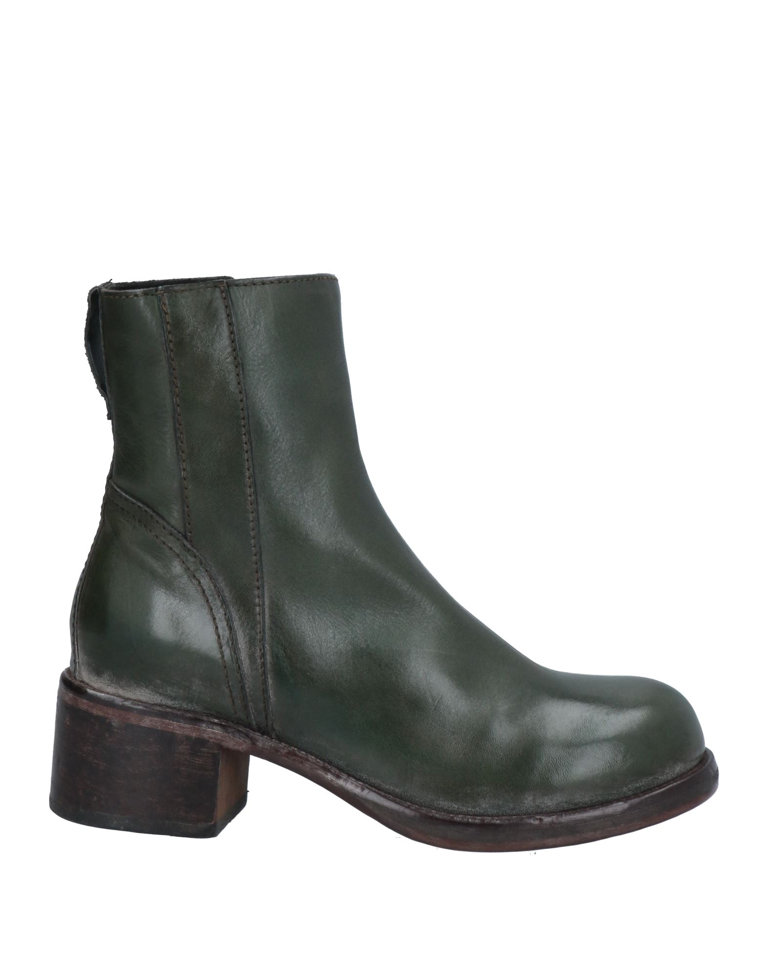 Moma Ankle Boots In Military Green