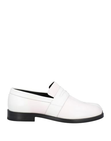 Maison Margiela Woman Loafers White Size 8 Leather