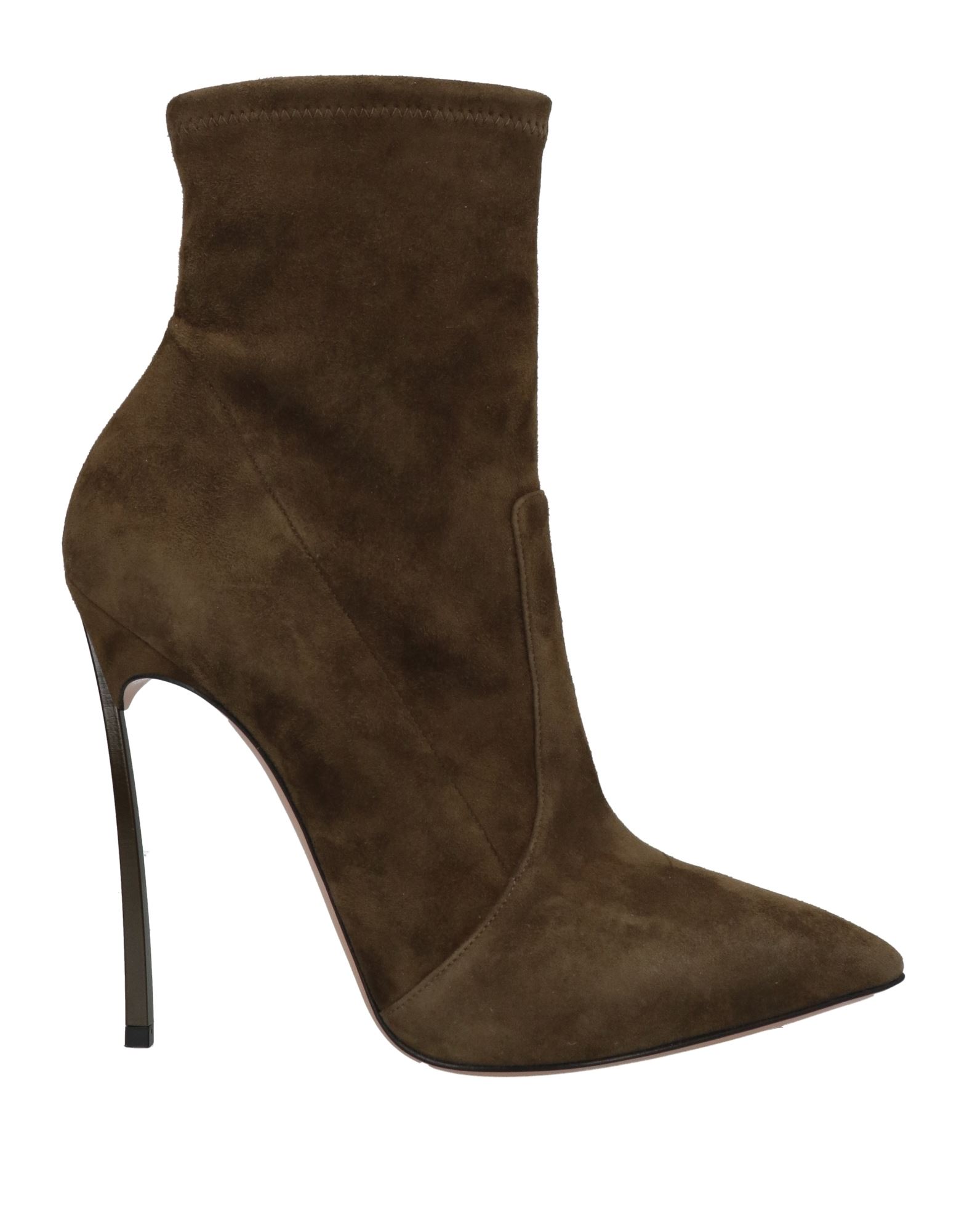 Casadei Ankle Boots In Military Green