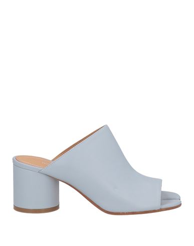 Maison Margiela Woman Sandals Light Grey Size 11 Soft Leather