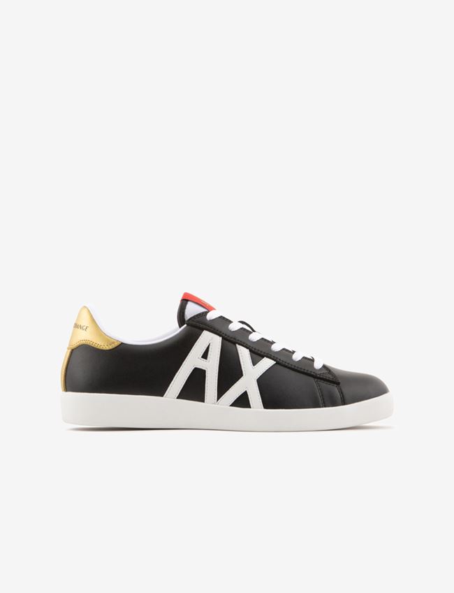 Armani Exchange Sneakers Nero Bovino