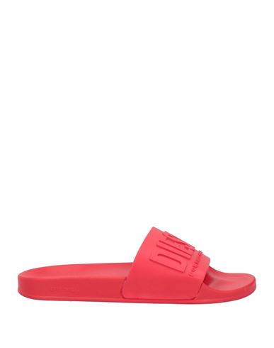 Diesel Woman Sandals Brick Size 9 Rubber In Red