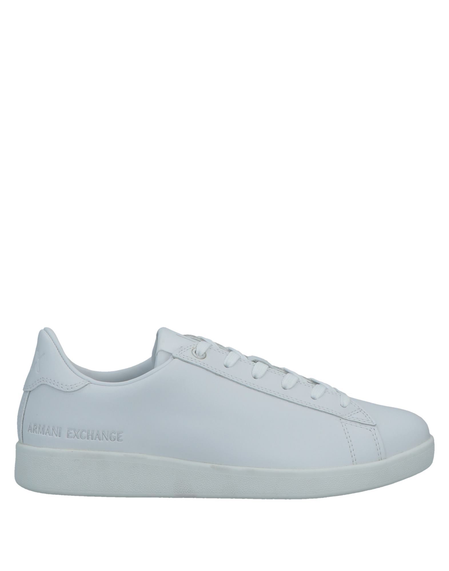 Armani Exchange Sneakers In White