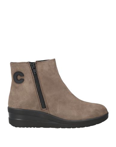 Cinzia Soft Woman Ankle Boots Taupe Size 10 Soft Leather