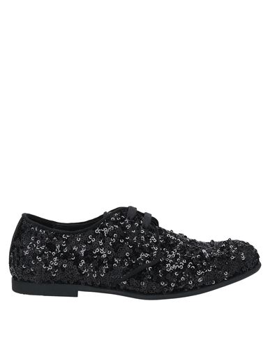 Dolce & Gabbana Toddler Girl Lace-up Shoes Black Size 10c Textile Fibers In Black