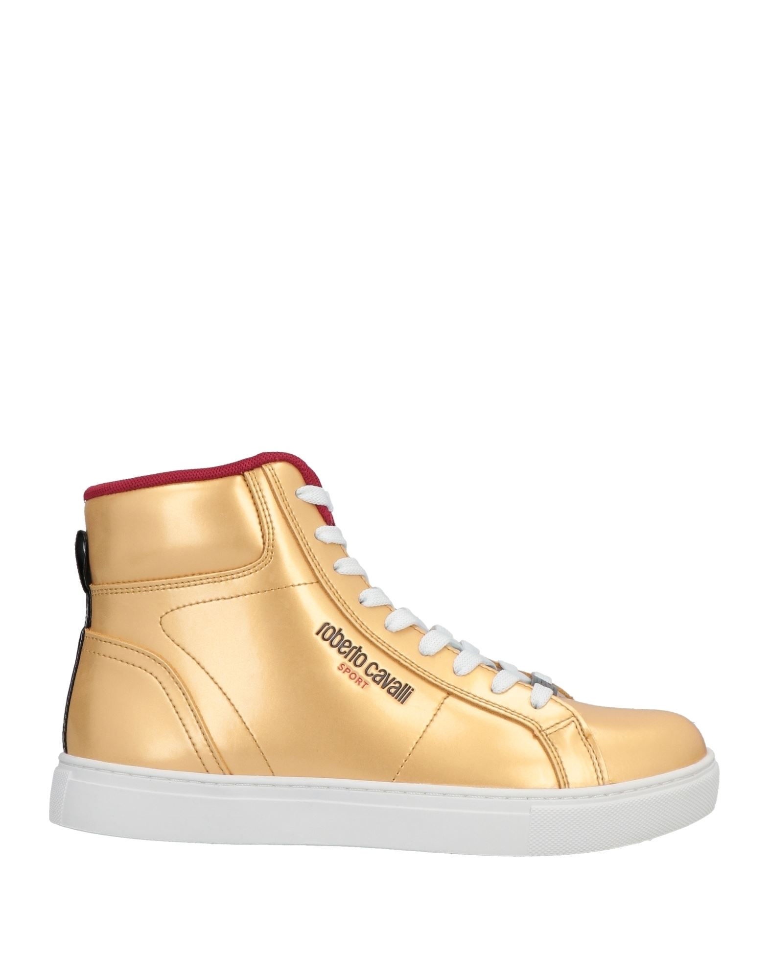 Roberto Cavalli Sport Sneakers In Gold