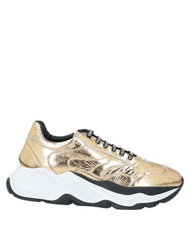 Ermanno Di Ermanno Scervino Woman Sneakers Gold Soft Leather Cover