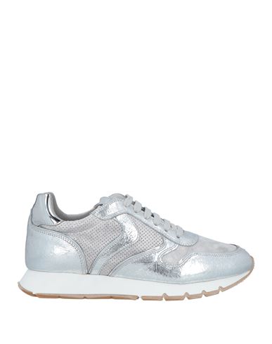 Shop Voile Blanche Woman Sneakers Silver Size 8 Calfskin