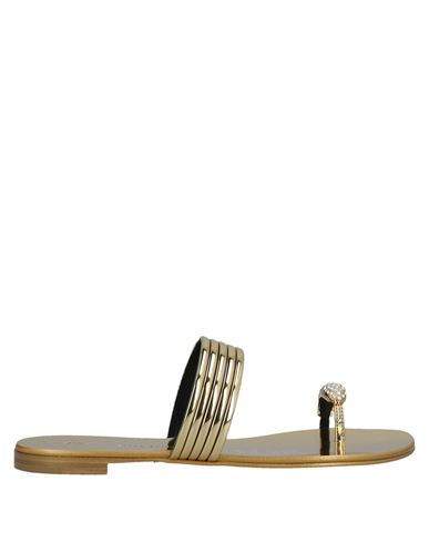 Sandalias de dedo Mujer Oro 36 Mujer