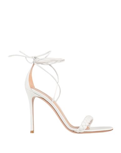 Gianvito Rossi Woman Sandals White Size 6 Soft Leather
