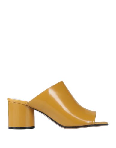 Maison Margiela Woman Sandals Camel Size 8.5 Soft Leather In Beige
