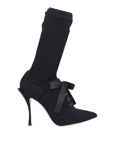 Dolce & Gabbana Woman Ankle Boots Black Size 7 Textile Fibers