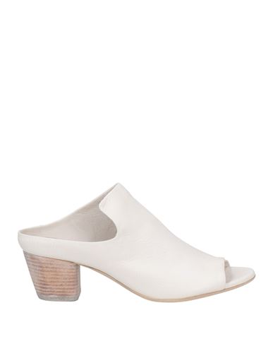 Officine Creative Italia Woman Sandals Off White Size 8.5 Leather In Off White