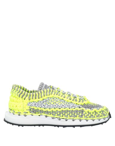 Valentino Garavani Man Sneakers Lime Green Size 8 Textile Fibers In Green