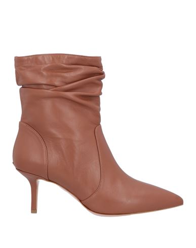 Liu •jo Woman Ankle Boots Tan Size 8 Soft Leather In Brown